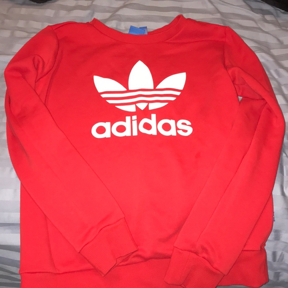 Adidas crew pull over
